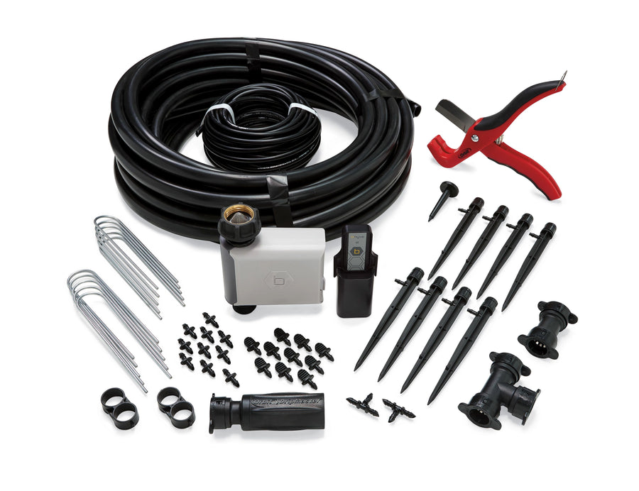 B - hyve Smart Shrub & Flower Bed Drip Kit