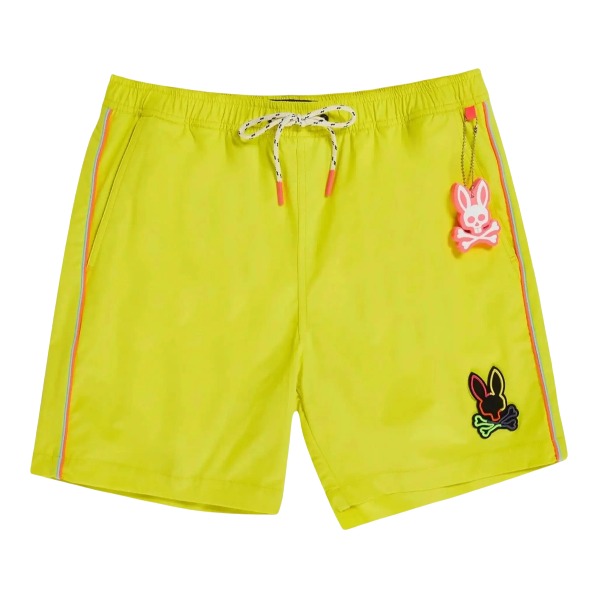 Psycho Bunny Leo Hydrochromic Men Swim Trunks Fresh Citrus