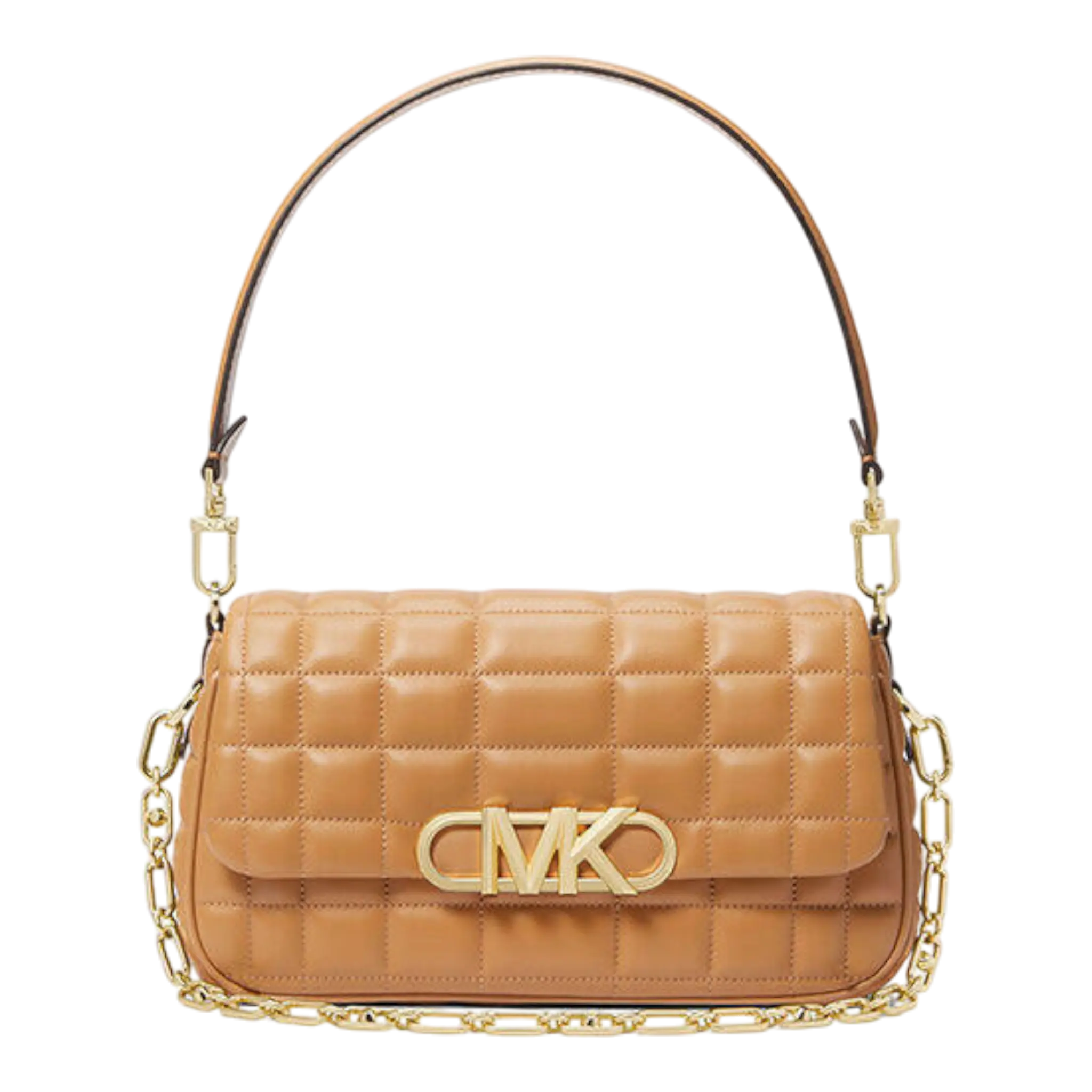 Michael Kors Parker Women Medium Shoulder Bag Pale Peanut Leather