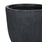 WONDERWALL 'Une Collection' Lightweight MGO Planter Set of 3 with Crackle Texture - Neutral