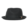 Goorin Bros Charlestowne Wool Fedora Hat Black