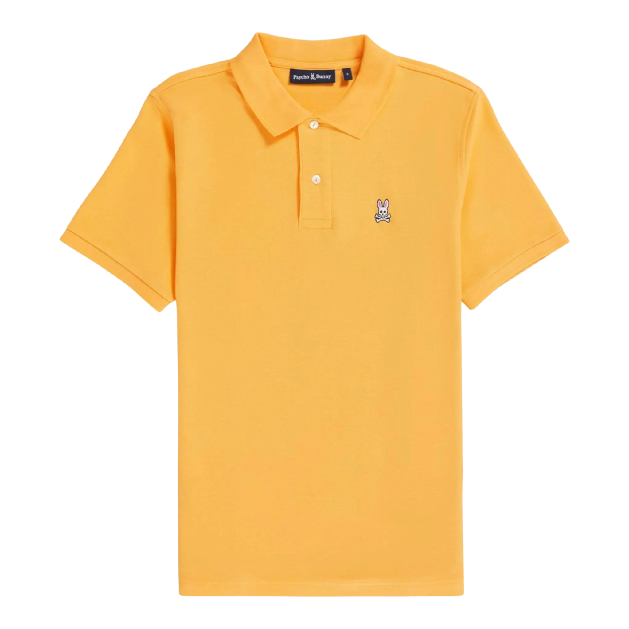 Psycho Bunny Classic Men Polo Shirt Orange Soda