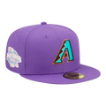 New Era 59Fifty MLB Arizona Diamondbacks Pop Sweat Men Fitted Hat Purple