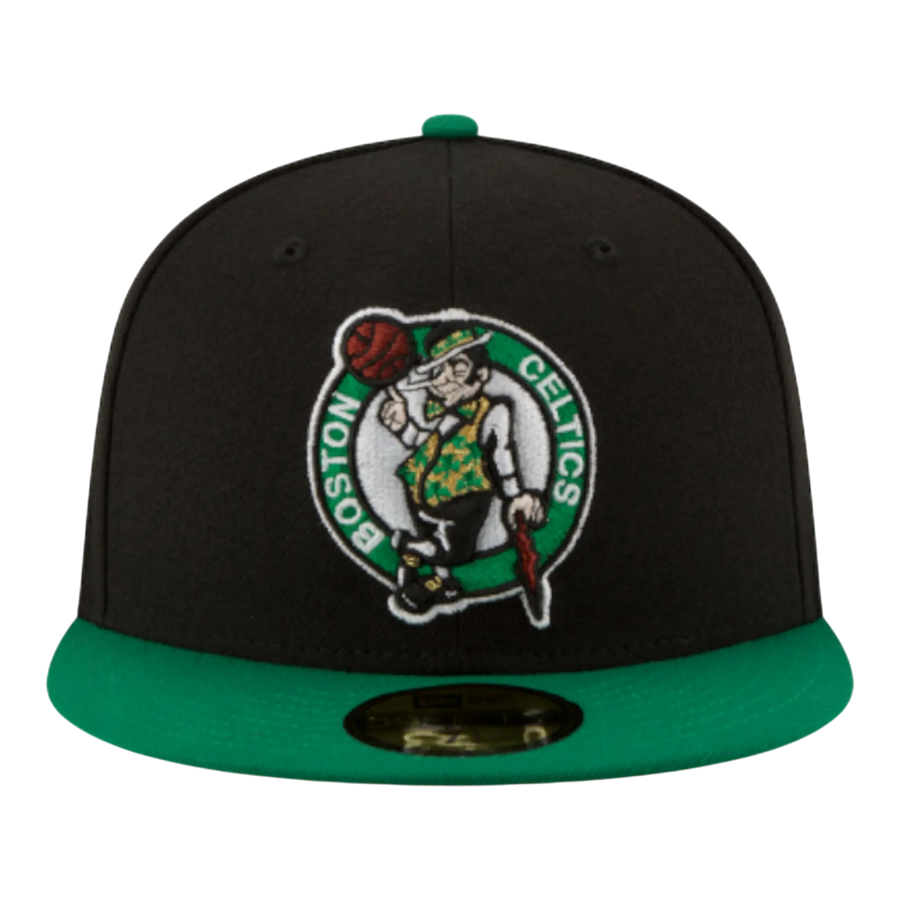 New Era 59FIFTY NBA Boston Celtics 2-Tone Men Fitted Hat Black/Green