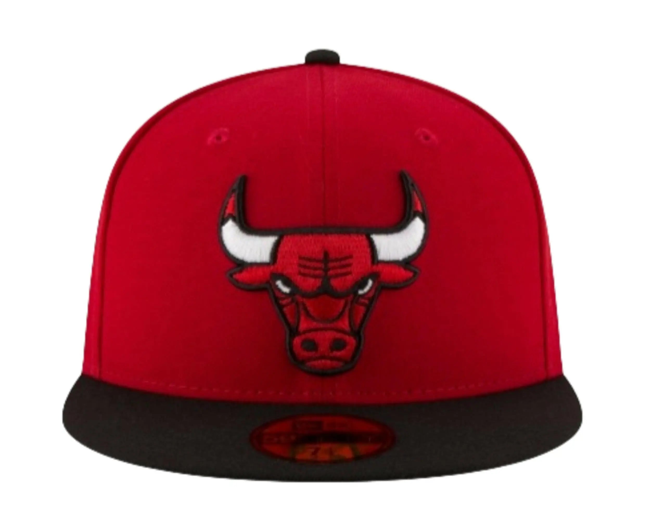 New Era 59Fifty Men Chicago Bulls 2-Tone Fitted Hat Red/Black