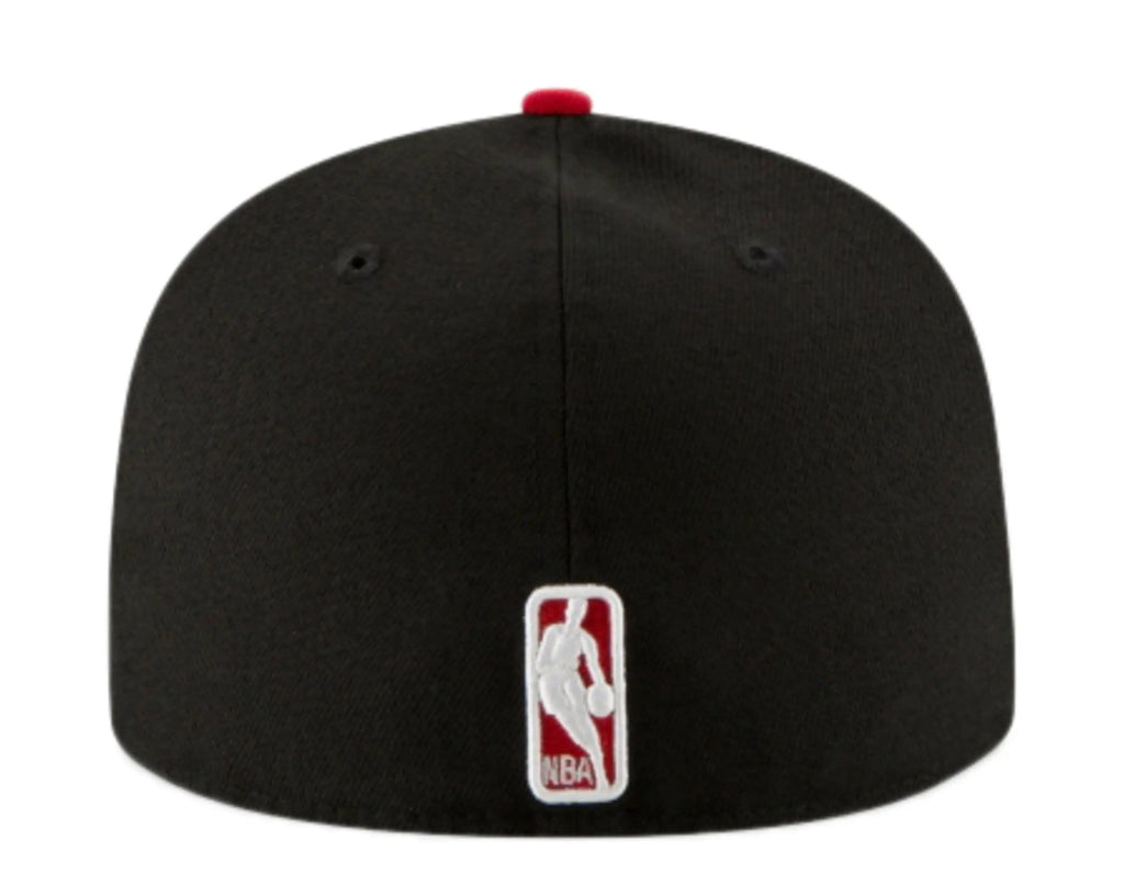 New Era Chicago Bulls Alternate 2-Tone Men Fitted Hat Black/Red