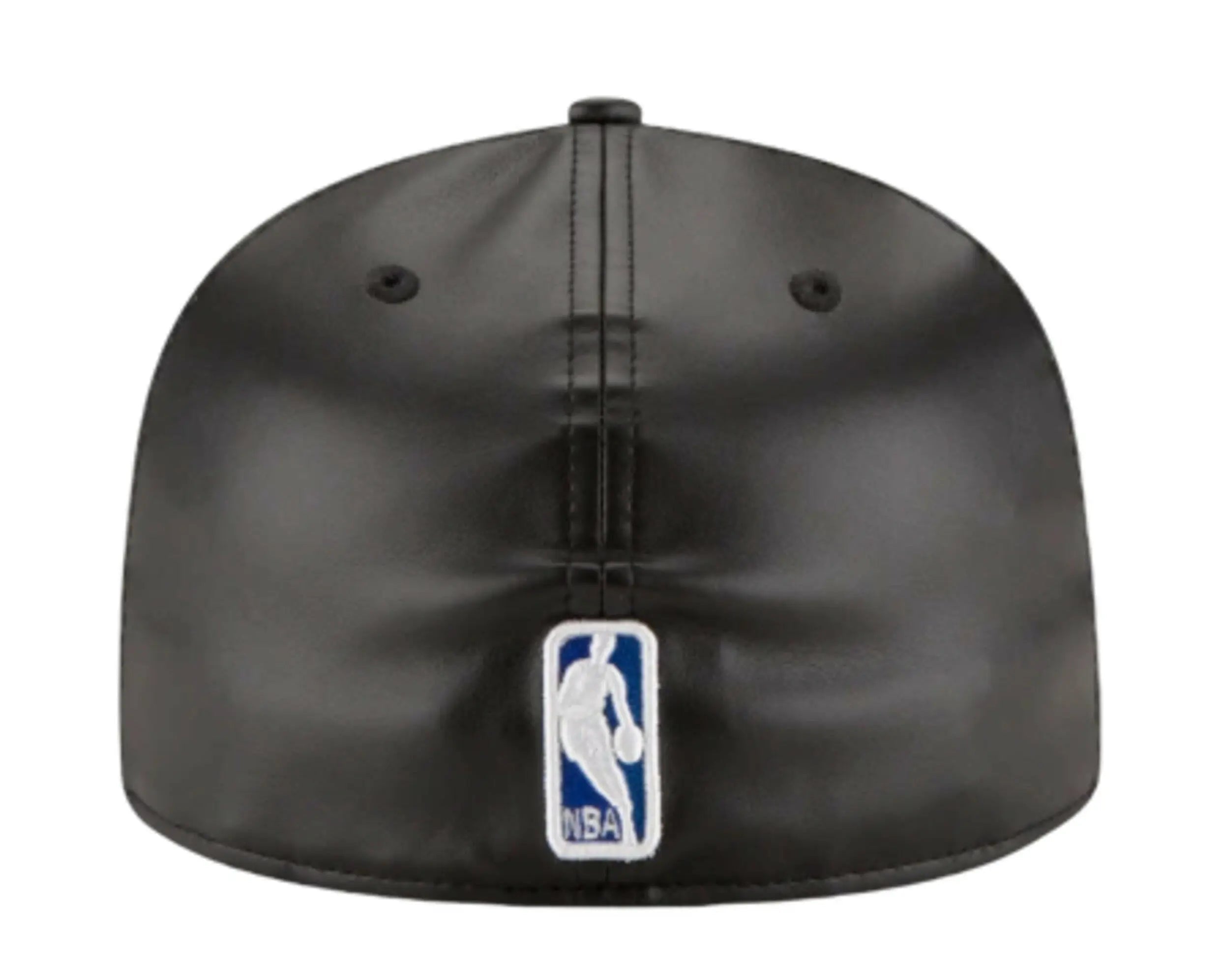 New Era 59Fifty Men Los Angeles Clippers Team Faux Leather Fitted Hat Black