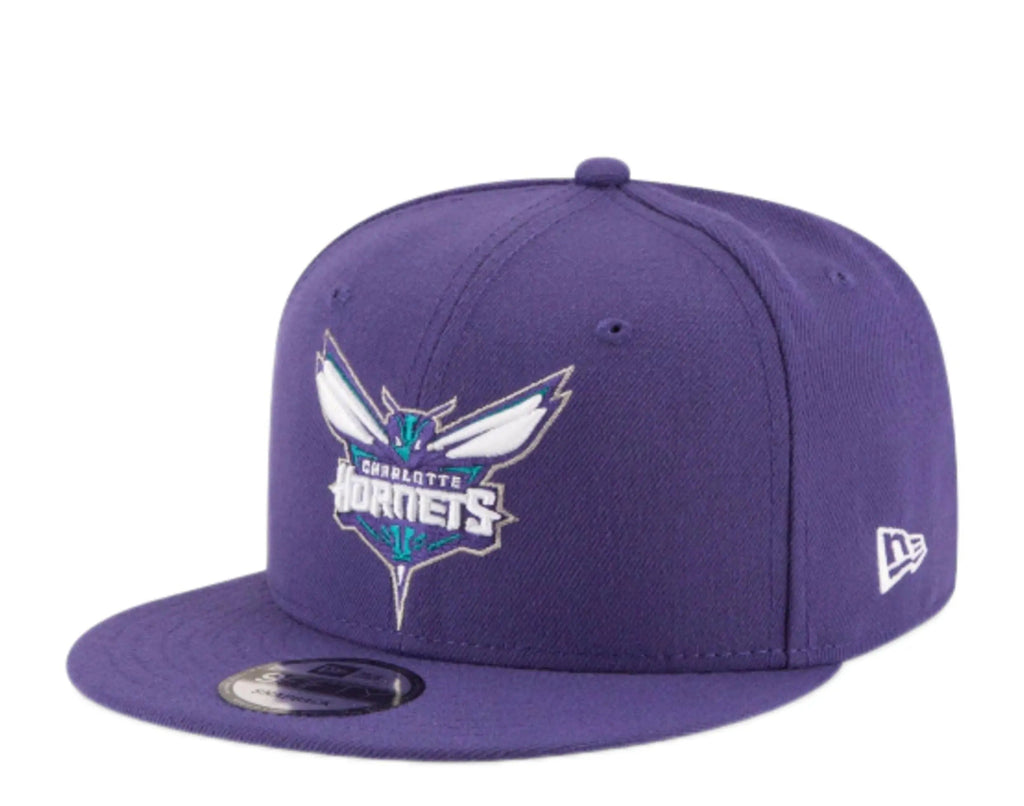 New Era 9Fifty Charlotte Hornets Men Snapback Hat Purple