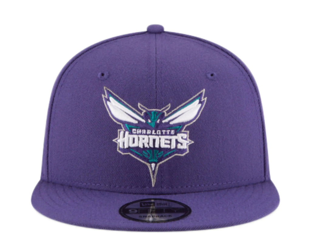New Era 9Fifty Charlotte Hornets Men Snapback Hat Purple