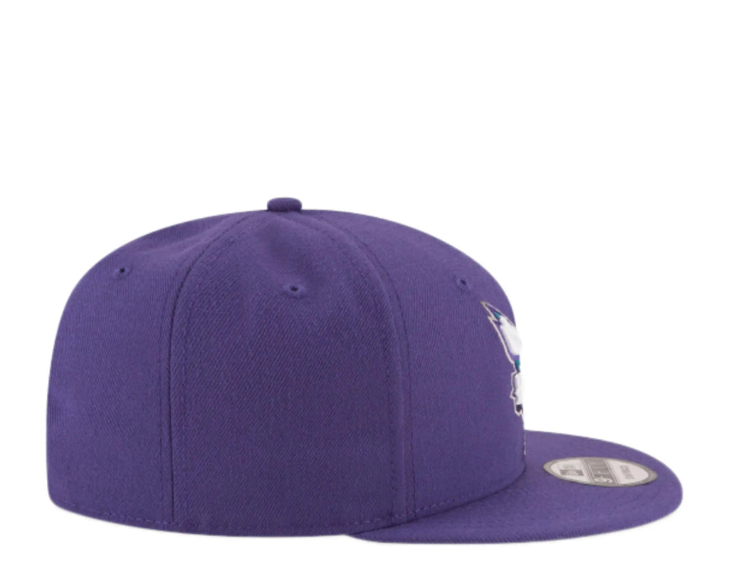 New Era 9Fifty Charlotte Hornets Men Snapback Hat Purple
