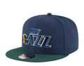 New Era 9Fifty Men Snapback Hat Navy/Green