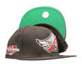 New Era 59Fifty Men Fitted Hat Black Anaheim Angels 2002 World Series Green Undervisor