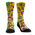 Decades All-Over Icon - 70's Crew Socks