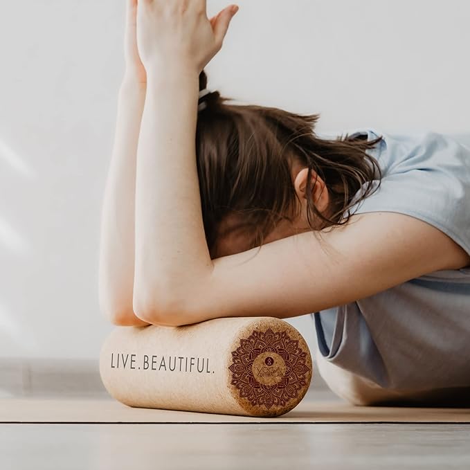 The Cork Roller | Release Tight Muscles, Improve Circulation, Decrease Soreness, Massages Tissue | Ideal for All Areas of The Body arms, Legs, Back | Travel Friendly (Mandala Tonal)