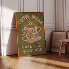 WONDERWALL ‘L’Atelier Fun Collection’ Fresh Brew Retro Coffee Poster