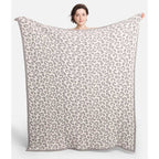 WONDERWALL The Super Soft Leopard Blanket in Gray