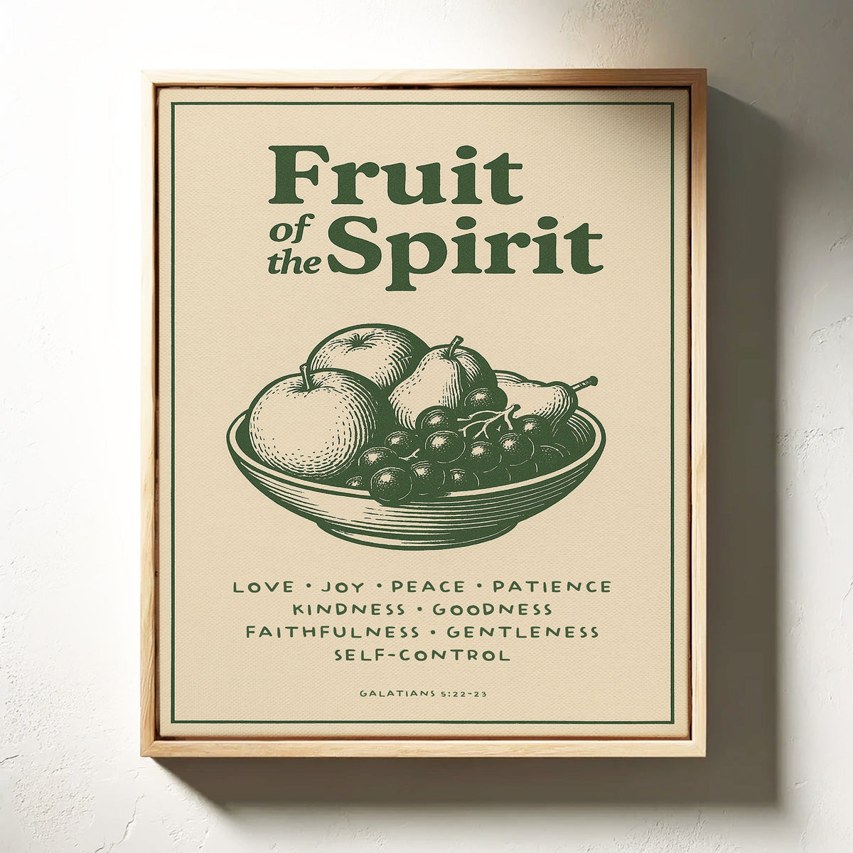 WONDERWALL 'L’Atelier Fun Collection' Fruit of the Spirit Print