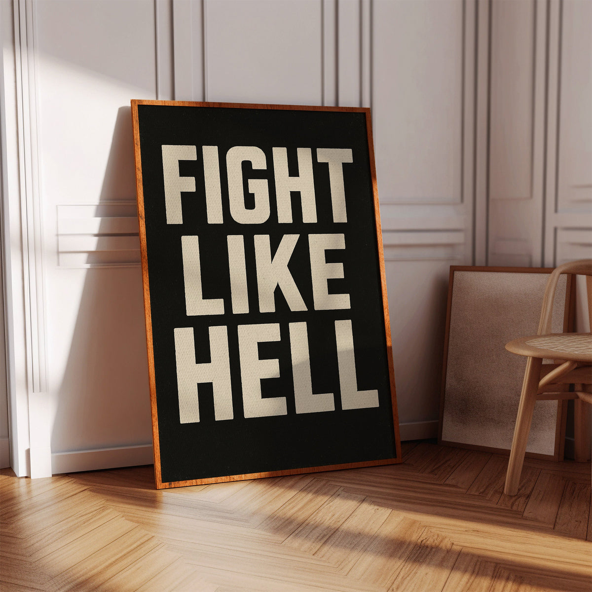 WONDERWALL ‘L’Atelier Fun Collection’ Fight Like Hell Gritty Bold Poster