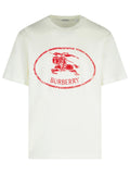 White Cotton Blend T - Shirt Men