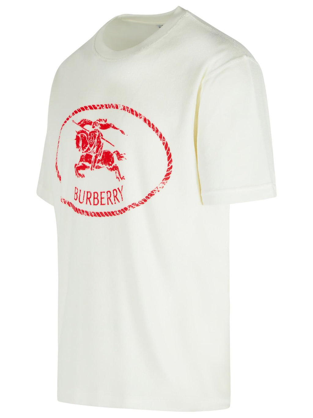 White Cotton Blend T - Shirt Men