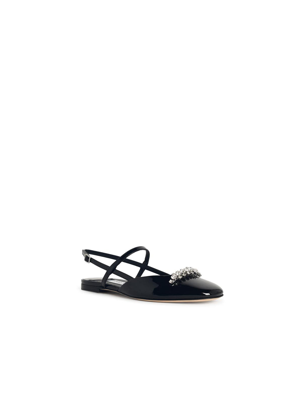 'Belinda Sb Flat' Black Leather Ballet Flats Women