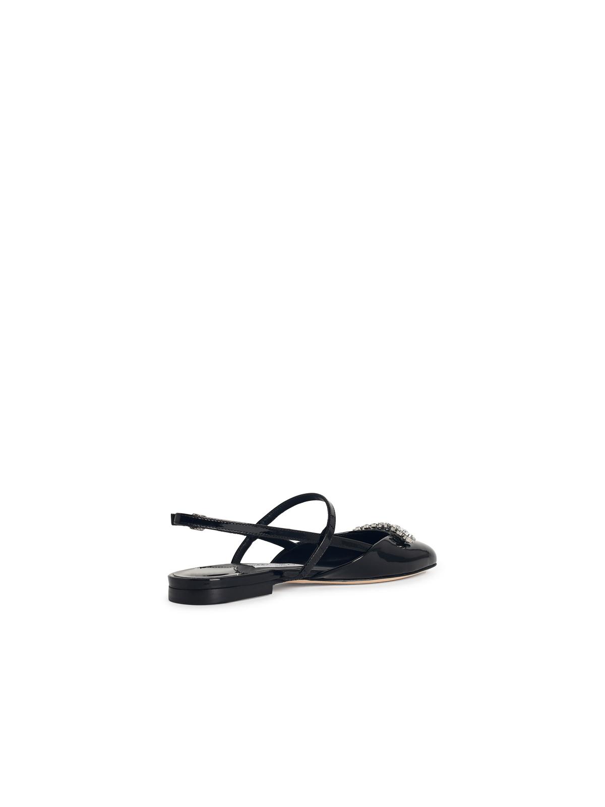 'Belinda Sb Flat' Black Leather Ballet Flats Women