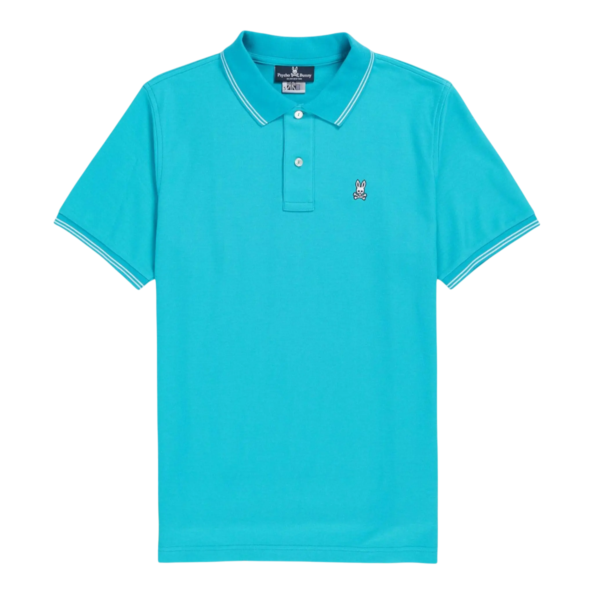 Psycho Bunny Logan Men Polo Shirt Placid Sea Blue