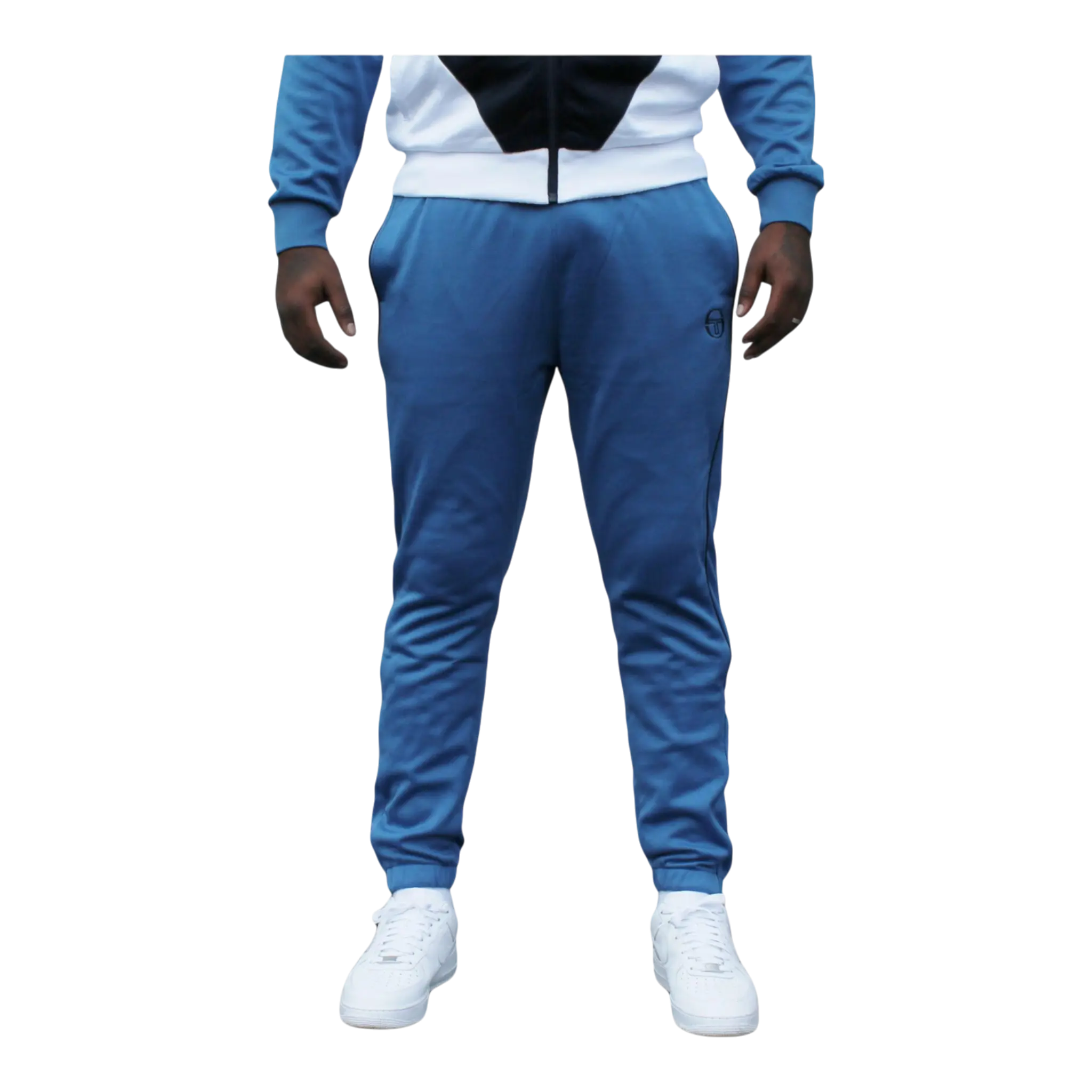 Sergio Tacchini Ascot Archivio Men Track Pants Federal Blue/Navy