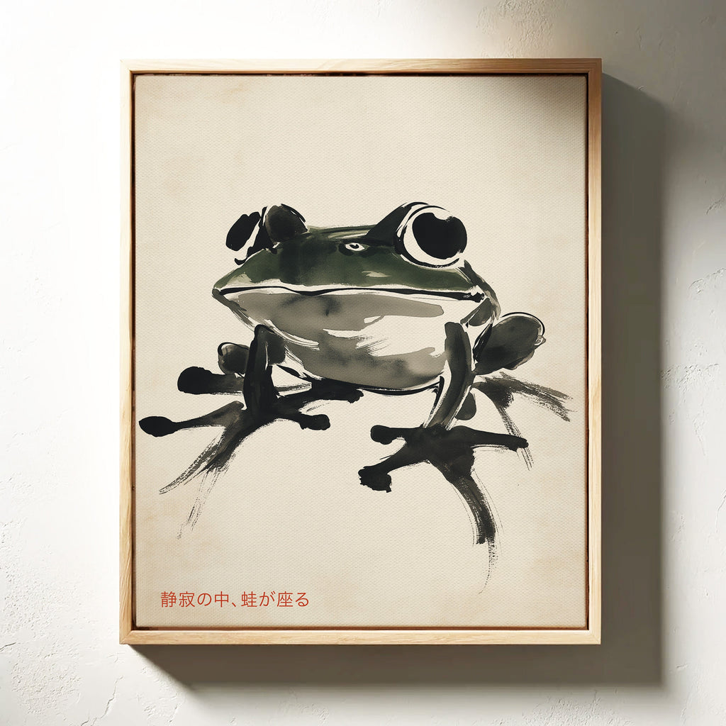 WONDERWALL 'L’Atelier Fun Collection' Zen Frog in Stillness