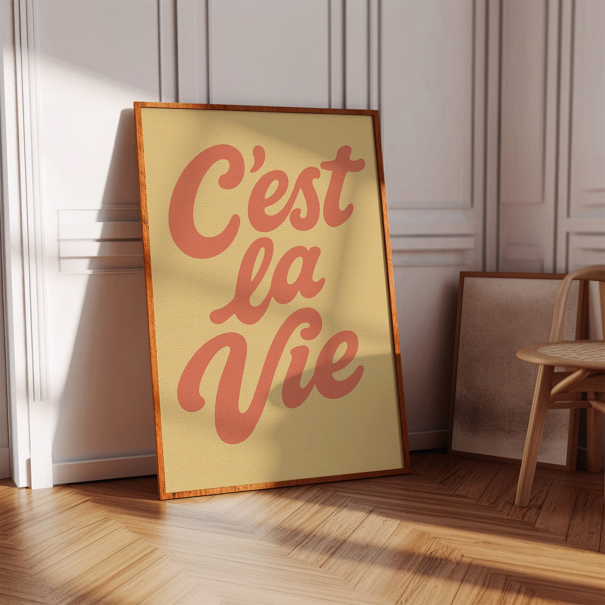 WONDERWALL ‘L’Atelier Fun Collection’ C’est La Vie Retro Wall Art