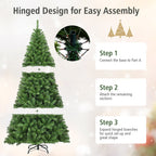 WONDERWALL ‘Noël DuBois’ Unlit Hinged Artificial Christmas Tree — Multiple Sizes