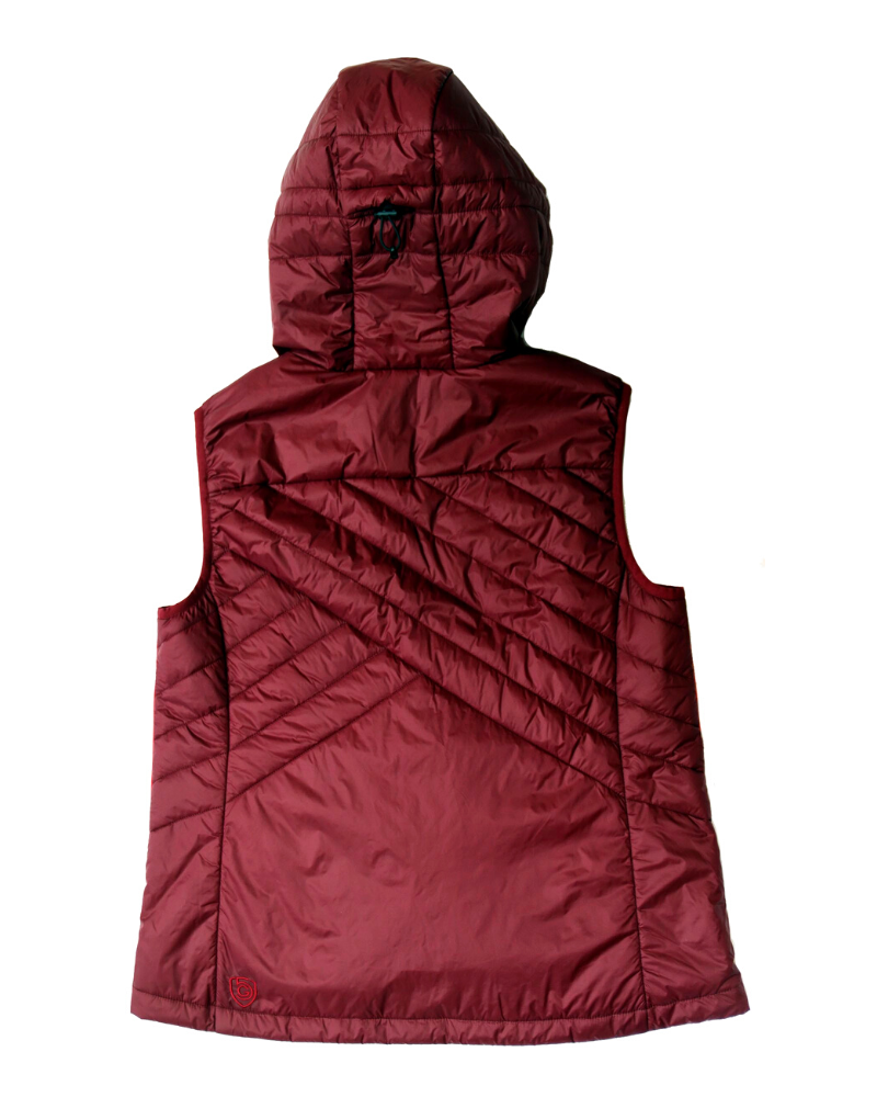 Powerstripe Eco - Friendly Down Hooded Vest