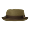 Goorin Bros Ryan Pointo Wool Fedora Hat Olive