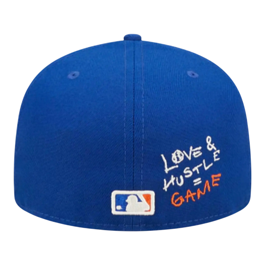 New Era New York Mets Team Heart 59FIFTY Men Fitted Hat Royal Blue