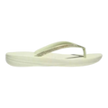 FitFlop Iqushion Women Flip Flop Sandals Minty Green Ombre Sparkle