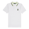 Psycho Bunny Plano Pique Polo Men Shirt White