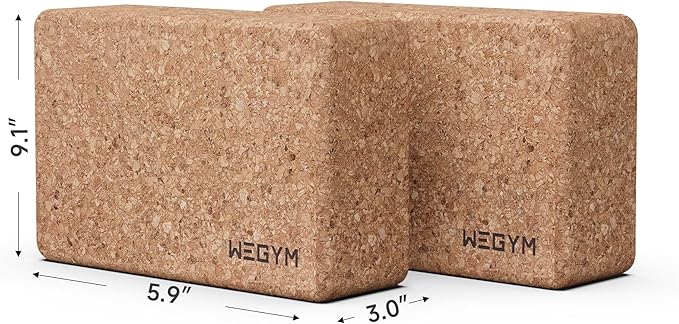Yoga blocks with Anti - Slip, Comfortable Grip, Sturdy Sides for Secure Workouts at Home, for Yoga, and Pilate Training