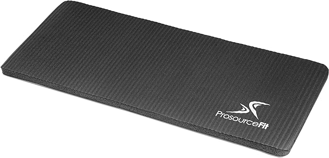 Extra Thick Yoga Knee Pad and Elbow Cushion 15mm (5/8”) Fits Standard Mats for Pain Free Joints in Yoga, Pilates, Floor Workouts