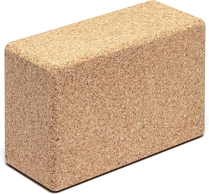 Cork Yoga Block for Yoga, Pilates & Meditation | Non - Slip, Hypoallergenic, Sustainable, Non - Toxic Yoga Block