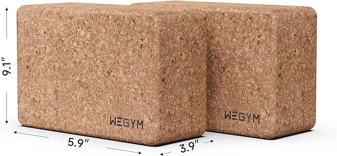 Yoga blocks with Anti - Slip, Comfortable Grip, Sturdy Sides for Secure Workouts at Home, for Yoga, and Pilate Training