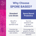 Spore - Based Probiotic for Women & Men | Shelf - Stable Digestive Support | Travel - Friendly