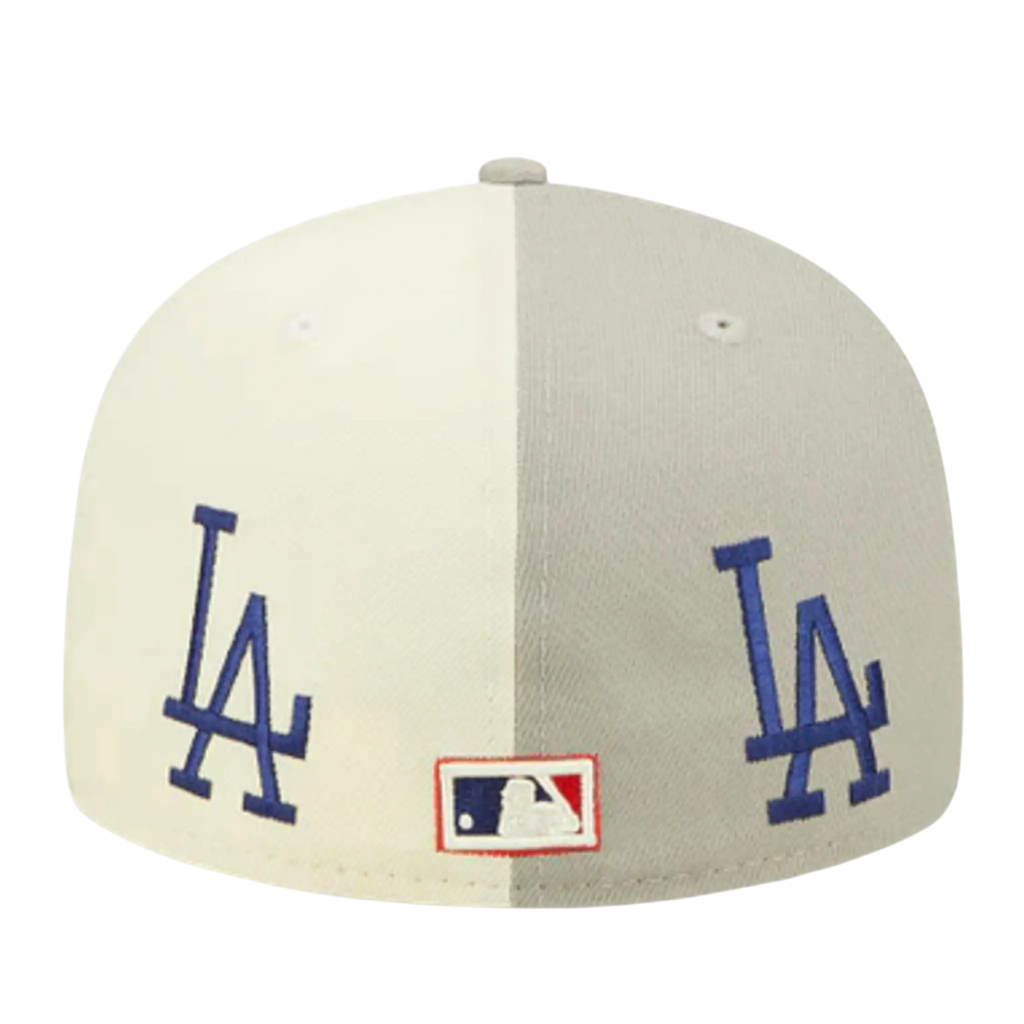 New Era 59Fifty MLB Los Angeles Dodgers Logo Pinwheel Fitted Hat Multi/Grey