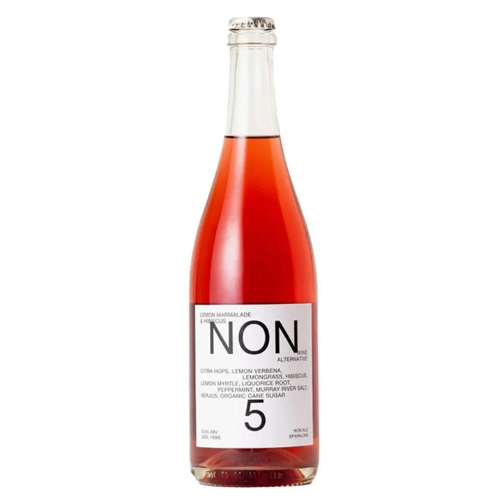 'NON 5' Lemon Marmalade & Hibiscus Sparkling Non-Alcoholic Wine (750ML)