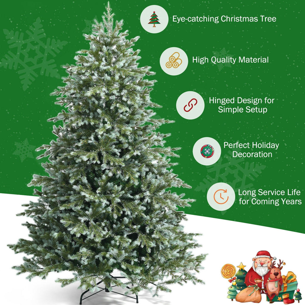 WONDERWALL ‘Noël DuBois’ 7 ft Unlit Artificial Christmas Tree with 1,260 Mixed Tips