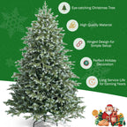 WONDERWALL ‘Noël DuBois’ 7 ft Unlit Artificial Christmas Tree with 1,260 Mixed Tips