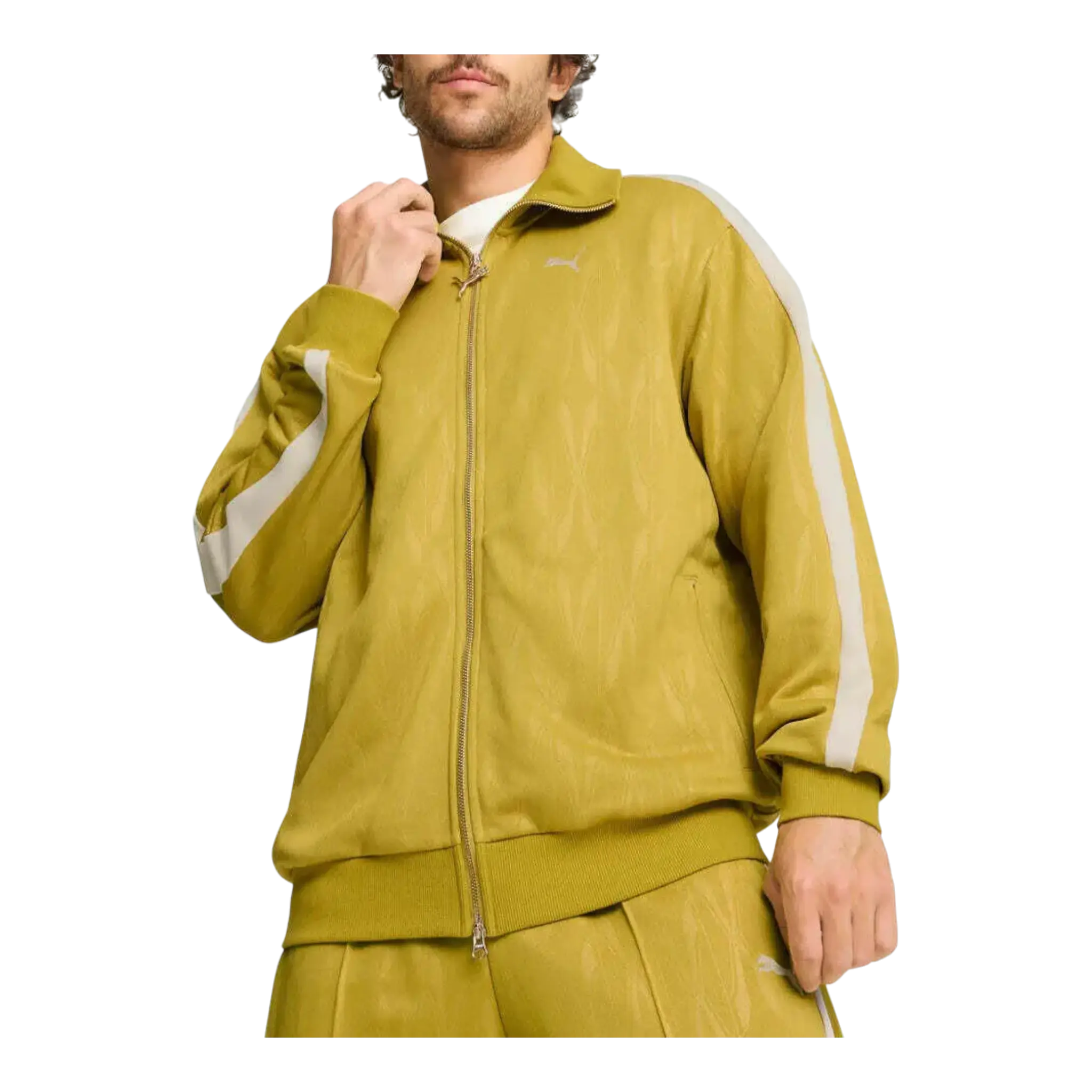Puma The NeverWorn IV T7 Men Track Jacket Golden Fog/White Full Zip