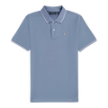 Psycho Bunny Logan Men Polo Shirt Chambray Blue
