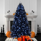 WONDERWALL 'Une Collection' 6-Foot Pre-Lit Black Christmas Tree with 350 LED Lights - Black
