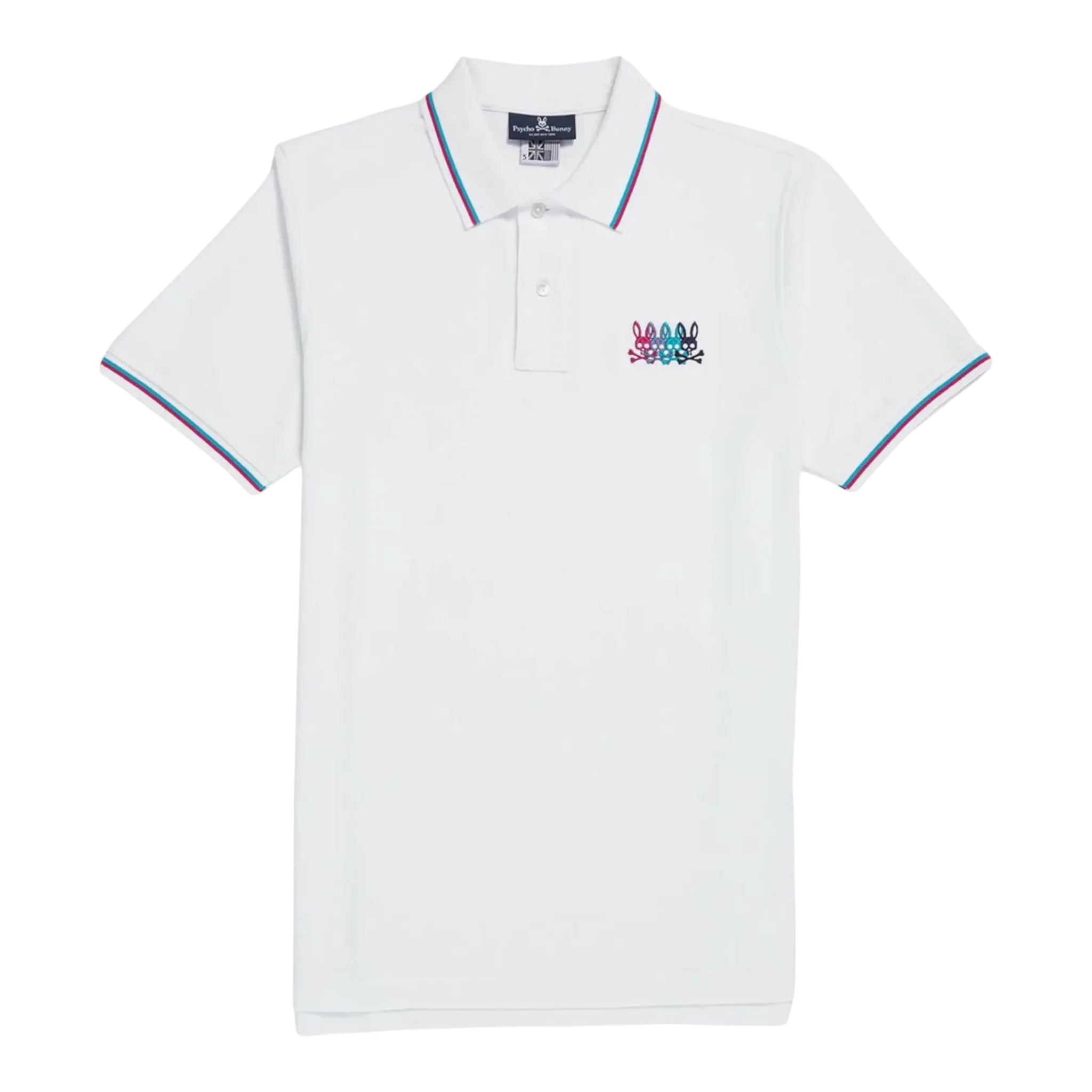 Psycho Bunny Lafayette Men Polo Shirt White