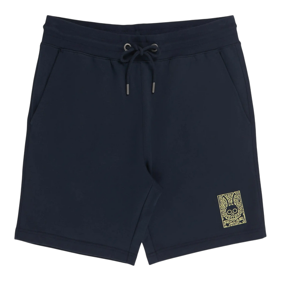 Psycho Bunny Pisani Embroidered Men Sweatshorts Navy